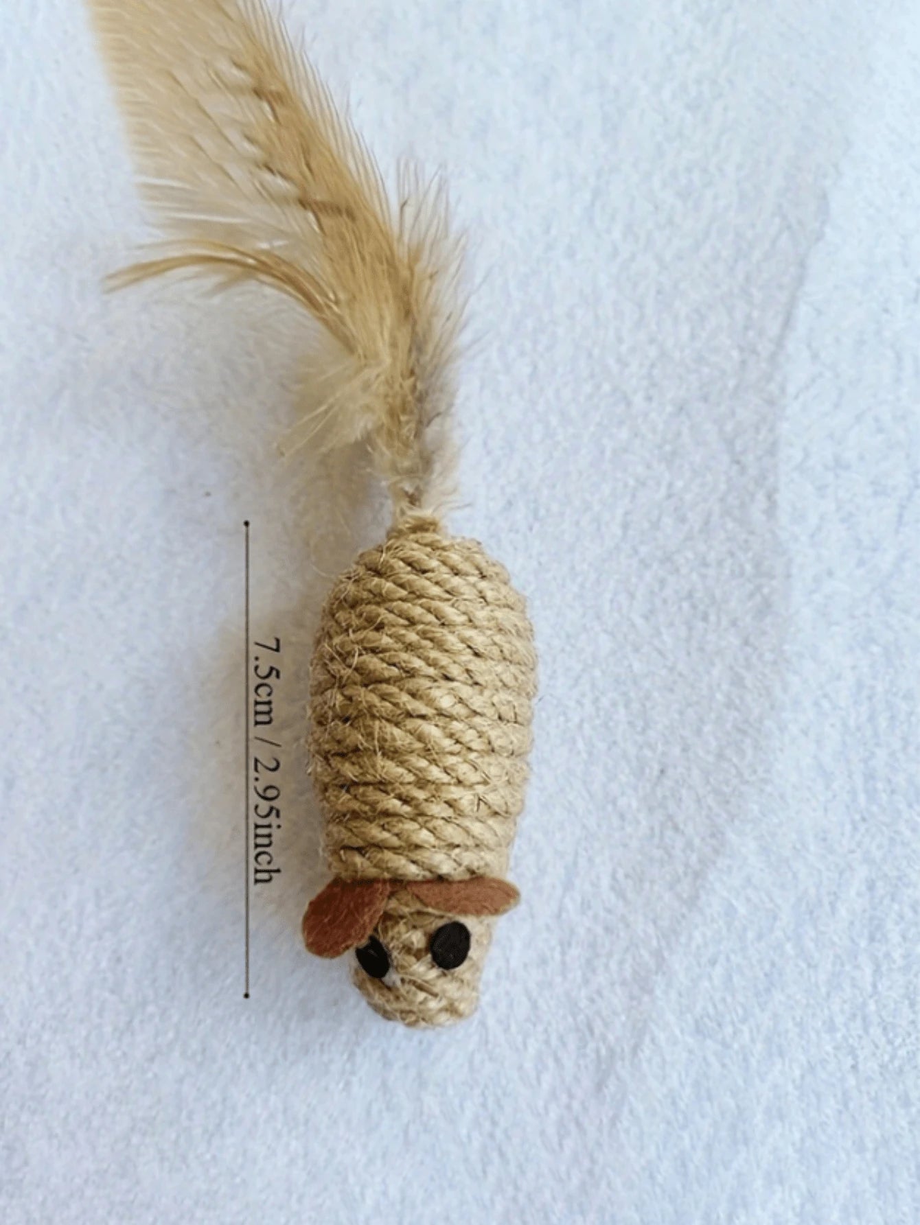 Jouet souris en sisal